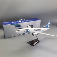 Air Plane Model B737 Airliner Model 47CM Static Airlines EgyptAir