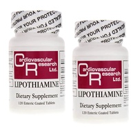 Cardiovascular Research Lipothiamine B1 Supplement 240 Tablets - Vitamin B1 Now with Alpha Lipoic Ac