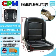 CPM Universal Forklift Seat Adjustable Foldable Machine Chair For Skid Steer Backhoe Dozer Mini Digg