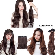 CODE Q7A korean Hairclip 3 layers 3 sheets korean hair clip 845A 845B 845W 845C 5 cm 6 cm
