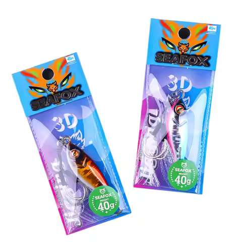 SF07 Metal Jig Fishing Lure Weights 20g-60g Trolling Hard Bait Bass Fishing Bait Tackle Trout Jiggin