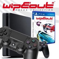 缺貨【PS4主機 雙人賽車組】☆ 2017A 500G 磁浮飛車 Omega 合集 雙手把組＋類比套 ☆【台中星光電玩】