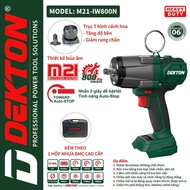 DEKTON 800Nm Cordless Bolt Tensioner / M21-IW800N / Brushless / Makita Universal Cordless / 3-Level 