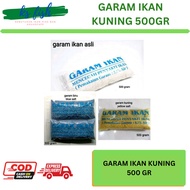 Garam Ikan Asli Biru Kuning Secang Ketapang Garam Obat Ikan Aquarium B - Garam Biru