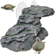 kathson Turtle Basking Platform Baby Tortoise Climbing Ramp Shale Reptiles Dock Resting Terrace Ston