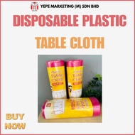 -60"X60" DISPOSABLE PLASTIC TABLE CLOTH/ PLASTIC TABLE CLOTH/ PLASTIC TABLE COVER/ ALAS MEJA PLASTIC