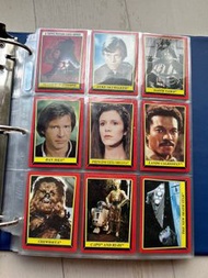 Star Wars 1983 return of the Jedi topps picture card series