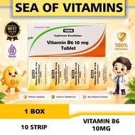 VITAMIN B6 10 MG BOX 100 tablet - VITAMIN B6 SUPPLEMENT PT TRIFA