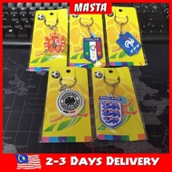 (Ready Stock) Keychain bola rubber germany spain england france italia