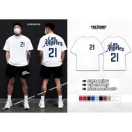 Set (Set) of clothes with L.A 21 PATTERN, 100% COTTON SHIRT fabric, non-ruffled fishskin felt pants