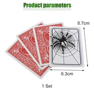 Alat Prank Spider Card Sulap Kartu Card Magic Toys