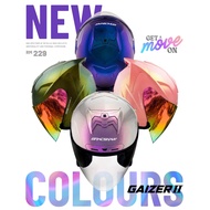 2025 } GRACSHAW G838 GAIZER II / G838 V2  / G535 HELMET BLACK WHITE RED YELLOW ARMY GOLD SILVER CYAN