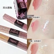 Haggard Black Ember Lip Gloss Double-Headed Dual-Use Water Matte Matte All-Match Matte Lipstick Lip 