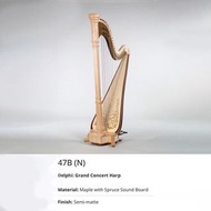 特惠價代購日本豎琴 Aoyama Pedal Harp 一手豎琴 二手豎琴 40 弦豎琴 40 strings (Delphi 47B(N))