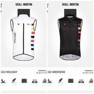 Monton SKULL CYCLING VEST GILET WINDPROOF Bike VEST ONESTOPSHOPZ
