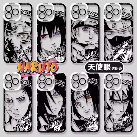 NARUTO Cartoon Minato Madara Phone Case for iPhone 11 12 13 14 15 16 17 Pro Max Plus mini Air XR Nar