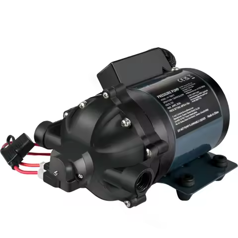 SucceBuy Washdown Pump 12V RV Water Pump 7 GPM 60 PSI Max. 10FT Lift Self Priming for Marine Deck, Y