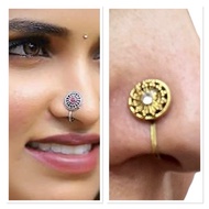 nose pin from india Ring Clip-On Type Easy To Use No Pain Required Products