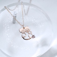 【客製化禮物】KikiLala星座系列-雙子星巨蟹座誕生石純銀項鍊