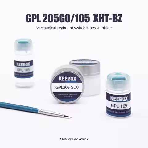 Keebox Krytox GPL205G0 GPL105 XHT-BDZ Mechanical Keyboard Switch Lube Stabilizer Lubing Grease Stabi