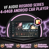 VF Audio Rosroid Series Snapdragon Android Player QLED 4+64GB Android 13 Octa Core DSP 4G GPS Univer