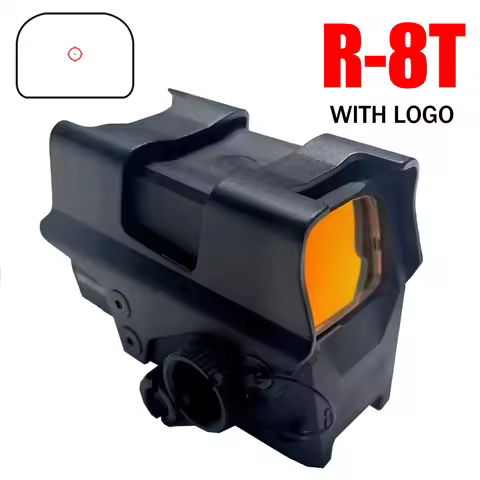 Tactical Classical 8T Red Dot Solar Sight Holographic Reflex Optics Airsoft Scopes Compact Rifle Sco