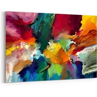 Abstract To Life Canvas Wall Art Décor Modern Home Decor For Livingroom Bedroom Gallery Wrapped 24x3