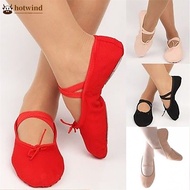 HW Adult Child Canvas Soft Ballet Dance Slippers Pointe Gymnastics Shoes