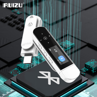 Ruizu เครื่องเล่น MP3 X69 USB, เครื่องเล่นเพลงแบบ lossless บลูทูธคลิปกีฬาขนาดเล็กเครื่องนับก้าว Walkman รองรับการบันทึก FM e-book TF SD Card