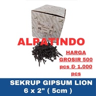 Lion 5cm Gypsum Screws - Lion 6x2 Drywall Screws