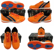 รองเท้ากีฬา รองเท้าฟุตซอล PAN 14L3 RAVEN ส้มดำ