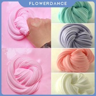 60ml Rainbow Cotton Cloud Slime Fluffy Mud Stress Relief Kids Toy Plasticine Kit Fluffy Slime Plasticine Mud flower