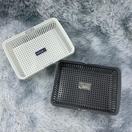 (1 Dozen) No.TP-1281 Plastic Basket G6.5 Inches Y9 S2 Mixed Colors 1 Pack Has 2 Pieces 12 Packs Have