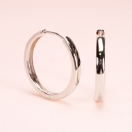Grace Fine Jewelry ต่างหูห่วงทองแท้9K Thick hoops Big size