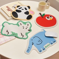 可愛小象滑鼠墊 蘋果 小熊貓 小狗滑鼠墊 電競游戲辦公滑鼠墊