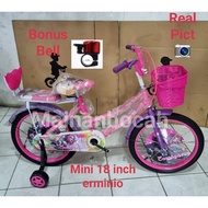MINI BIKE 18 ERMINIO GIRL'S BIKE 18 INCH ERMINIO