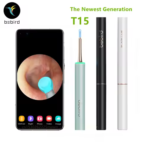 Bebird T15 Ear Cleaner Acne Wax Removal Personal Beauty Health Care Visual HD Camera Otoscope Minifi