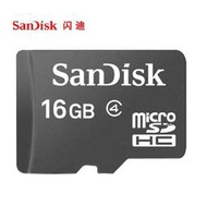 閃迪（SanDisk）移動microSD存儲卡 TF卡 16GB Class4 單卡 簡包