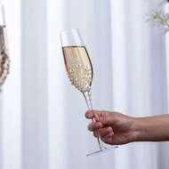 Pearl Champagne Glass Glass Wine Glass Couple Household Creative Cocktail Glass Wine Glass Sparkling