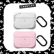 【Ripple Case】CASETiFY - Primrose Pink - White Ripple Case with Ring for AirPods 3 / AirPods Pro / Ai