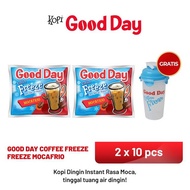GOOD DAY Coffee Freeze Mocafrio 2 Bag (10 x 30 gr) Free Shaker