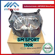 BENELLI SM SPORT 110R 80000H390003 HEAD LAMP + BULB LAMPU BESAR SIAP MENTOL & SOCKET BENELLI