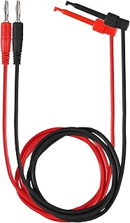 DIANN 2pcs Banana Plug to Test Hook Clips Test Lead Cable Line Wire 4mm Banana Plug for Multi-Meter 