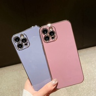 Phone Case iPhone 7 Plus 7 Electroplating Simple Solid Color TPU