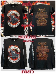 เสื้อยืด sons of anarchy เสื้อซันออฟ เสื้อยืดวัยรุ่นชอบใส่ แขนสั้น แขนยาว ฮู้ดกันหนาว รอบอก 36-56 ถ่