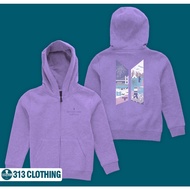 BTS Yet To Come In Busan City Zipper Hoodie Jacket for Kids BTS Busan City