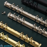 JENNIFERDZ Paper Binder 6 Holes Metal Paper Fasteners DIY Album Diary Scrapbooking Stationery A5 A6 