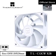 Thermalright TL-C12C-X28 White 120mm Case Fan Thickness Is 28mm ARGB Silent Cooler Case Fan  for CPU