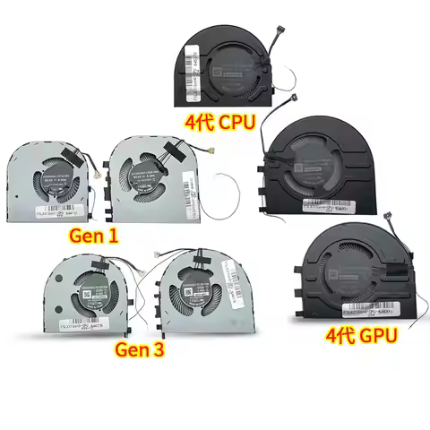 New Laptop CPU GPU cooling fan For Lenovo ThinkPad P1 hermit X1 Gen4/5 X1 Extreme 4th 1/2/3/4 Gen1/G