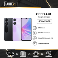 OPPO A78 5G Smartphone (8GB RAM+128GB ROM) | Original OPPO Malaysia